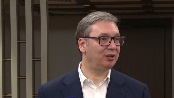 ВУЧИЋ ЗА НОВОСТИ О РЕАГОВАЊУ НА ЊЕГОВ БОРАВАК У МОСКВИ Данас ће бити реакција сигурно, и то много тешких ВУЧИЋ ЗА НОВОСТИ О РЕАГОВАЊУ НА ЊЕГОВ БОРАВАК У МОСКВИ Данас ће бити реакција сигурно, и то много тешких