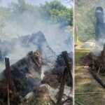 Kuća izgorela do temelja: Podmetnut požar u selu kod Bosilegrada (FOTO)