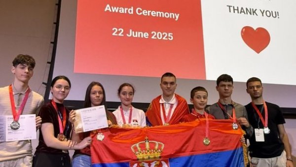 ОСАМ МЕДАЉА У СИНГАПУРУ: Велики успхе наших младих математичара на СТЕМКО олимпијади ОСАМ МЕДАЉА У СИНГАПУРУ: Велики успхе наших младих математичара на СТЕМКО олимпијади