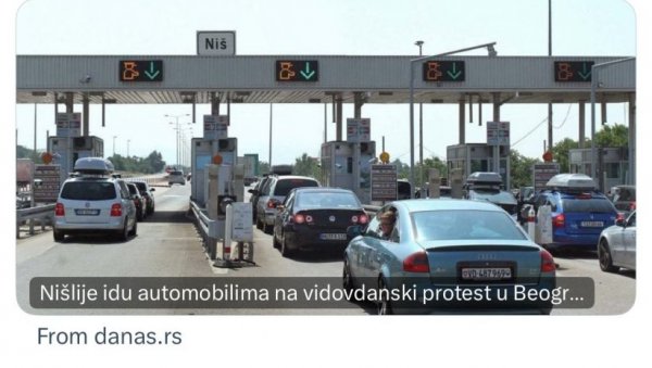 ТАЈКУНСКИ ДАНАС МАСНО СЛАГАО: Објавил слику Нишлија који иду на протест, а то су страни туристи (ФОТО) ТАЈКУНСКИ ДАНАС МАСНО СЛАГАО: Објавил слику Нишлија који иду на протест, а то су страни туристи (ФОТО)