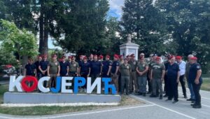VETERANI I BAJKERI POZDRAVILI GRAĐANE KOSJERIĆA