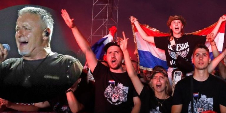 (FOTO/VIDEO) Nastavak legalizacije ustaštva - Hrvatski mediji slave: Posle Tompsonovog koncerta 'Za dom spremni' ostaje zauvek