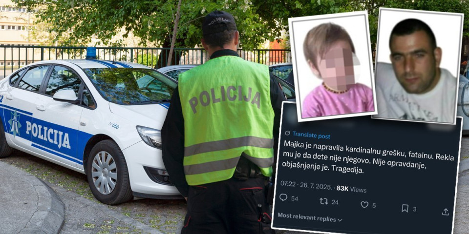 Rekla mu da dete nije njegovo? Zbog ovoga je monstrum iz Nikšića razneo grudi ćerkice, pa sebi presudio? (FOTO)