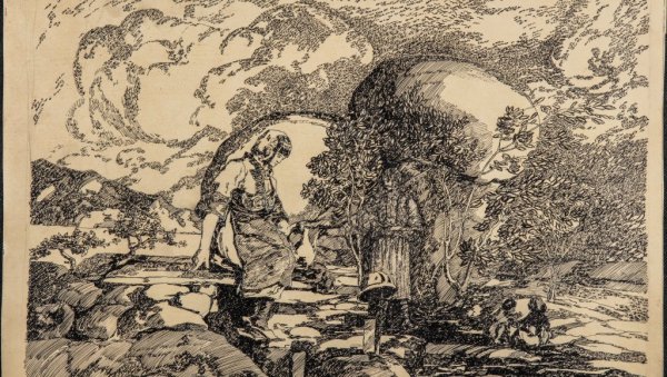 Херојска епоха наше уметности: Простор, траг, гест: цртежи Милана Миловановића, Косте Миличевића и Малише Глишића из збирке Народног музеја